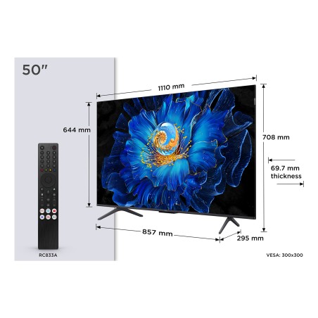 Buy TCL 50C6KS 50" 4K UHD 2160p TV - Stunning Visuals & Incredible Value!